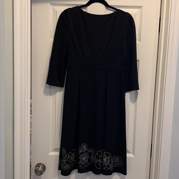 Andre Oliver Black & Tan Midi Dress - Picture 10 of 11